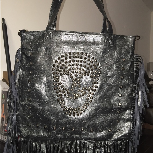 skull fringe bag - Picture 2 of 3